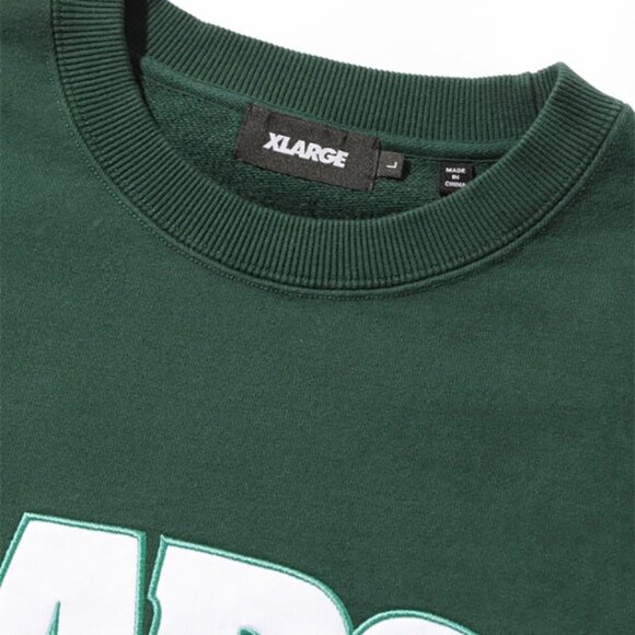 XLARGE Green Crew Neck Sweatshirt Men's - Picture 5 of 6